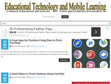Tablet Screenshot of educatorstechnology.com